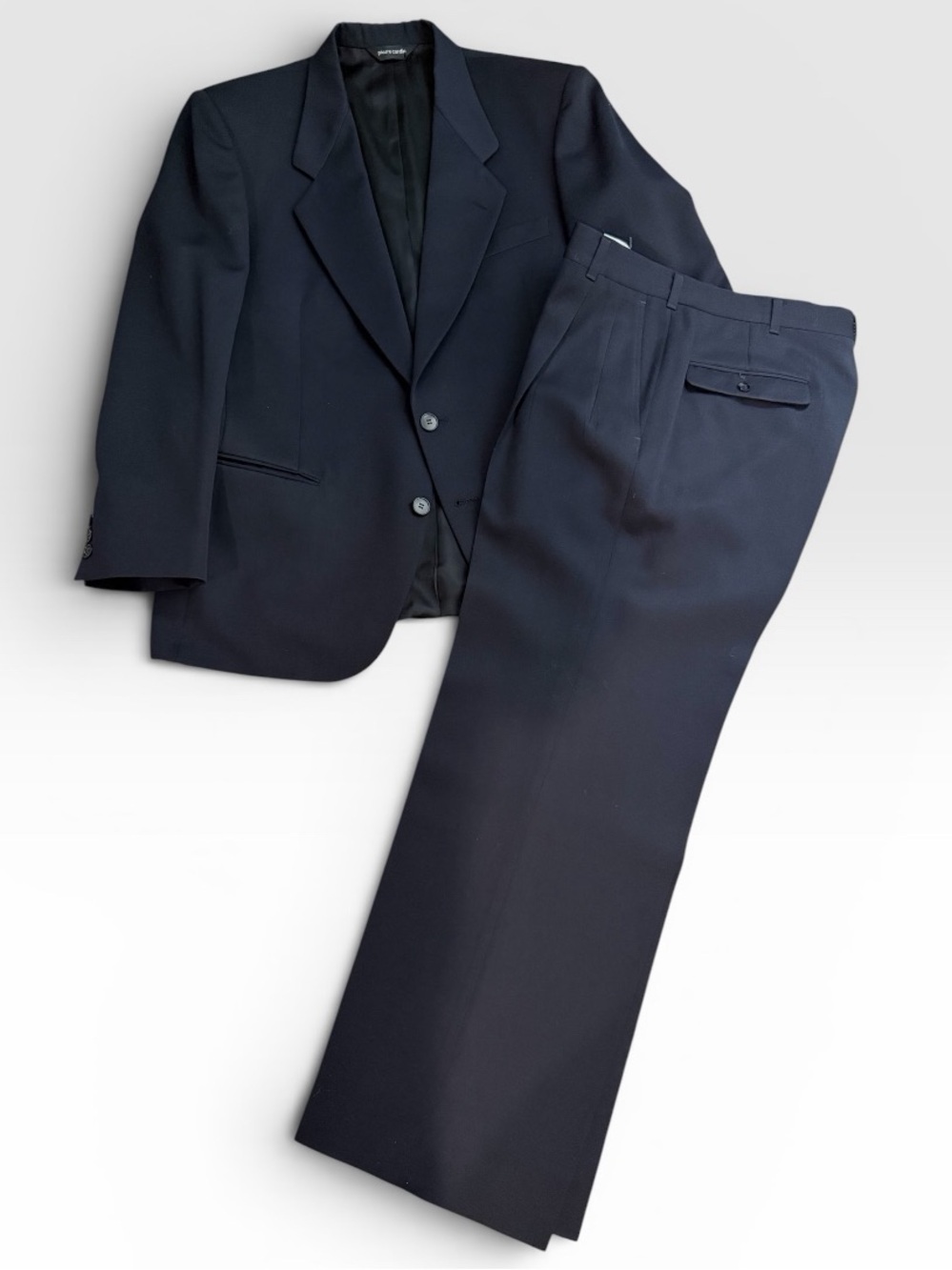 Pierre Cardin Men's Dark Navy Two-Piece Suit - Picture 3 of 16